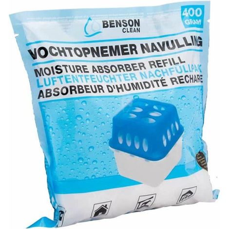 Recharge pour absorbeur d'humidité - 400 grammes - Universelle - Déshumidificateur d'air (1/5)