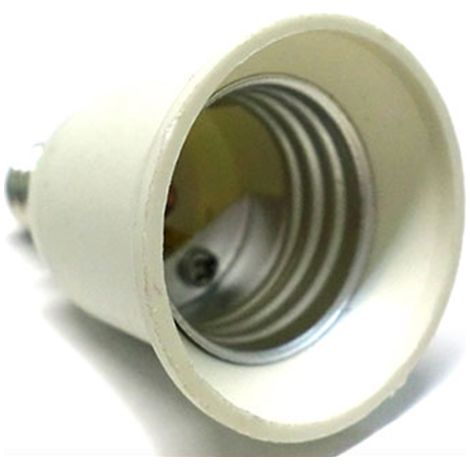 2 PZ Convertitore Adattatore Portalampada Per Lampada Attacco Da E14 A E27 (1/3)