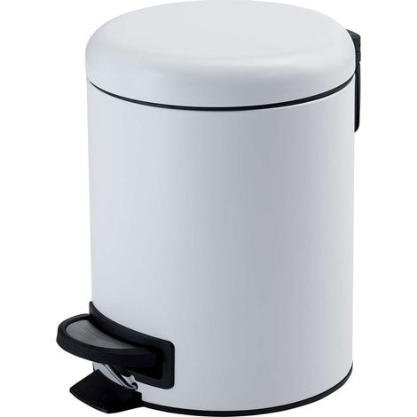 GEDY 32090200000 POTTY Papelera Con Tapa 3L Blanco Mate - ref: 32090200000 (1/4)