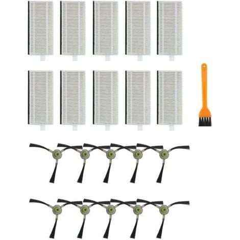 QORVA-Accessoire de remplacement pour brosse latérale filtrante adapté au Lefant M201 (1/2)