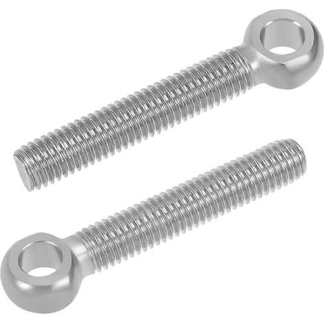 Boulon à œil de levage à épaulement pivotant M10 x 60 mm en acier inoxydable 304 (2 pièces) (1/4)