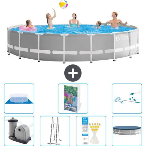 Intex Piscine Prism Frame Ronde - 549x122 cm - 8-pièces  S573