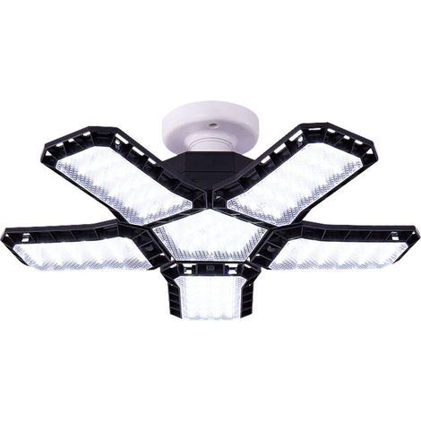 ampoule led pliante feuille de garage large pression 80W5+1 noir (1/3)