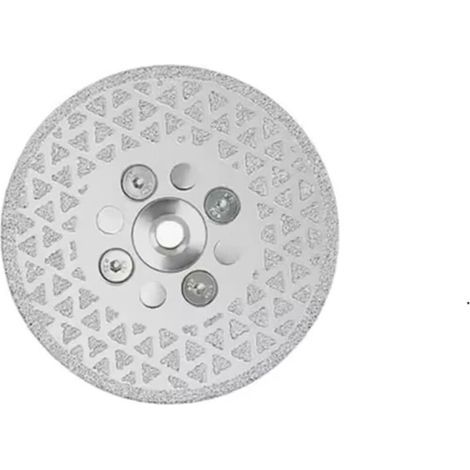 Disque diamanté 80 mm - Lame de scie diamantée galvanisée pour la découpe et le ponçage des carreaux de céramique. porcelaine. granit et marbre. (1/4)