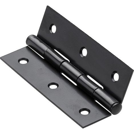 Bisagra de acero para muebles, HETTICH, L.60 x A.35 mm, negra HETTICH