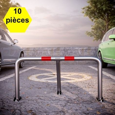 10 Barrières de Parking Robuste et amovible: Protection Efficace contre les Intrus (1/5)