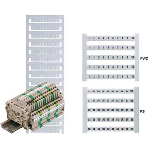 Weidmüller Klemmenmarkierer dekafix ws DEK 5 FS 51-100 500 Stk (1/2)