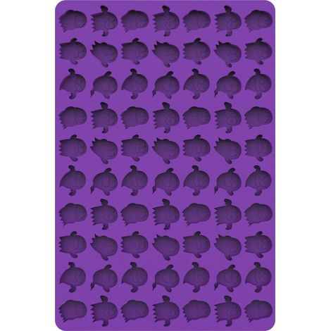 Tapis de Cuisson pour Biscuits pour Chiens Violet - Silicone Épais 2,5 cm, Moule à Découpes pour Friandises Canines
