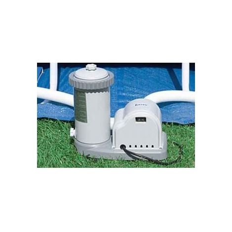 Intex – Pompe filtrante à cartouche 5678 L/h – Débit 1500 gal/h – Double isolation – Soupape d'évacuation d'air – Pour piscines hors sol