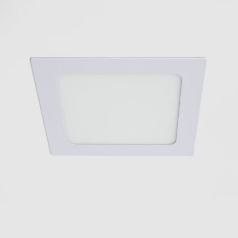 Dalle LED 9W Carrée Extra-Plate Coupe 135x135 mm 6000K Blanc froid (1/5)