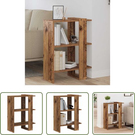 Holzregal - Bücherregal Altholz 52 x 25 x 71,5 cm Holzwerkstoff (1/5)
