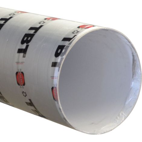 Moncoffrage – Tube de coffrage carton lisse Ø 300 mm – Longueur 3,00 ml – Finition imperméable – Décoffrage facile sans agent