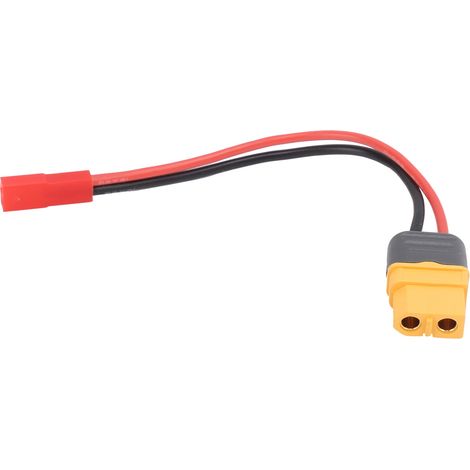 Adaptateur connecteur XT60 femelle vers prise JST femelle, câble 18AWG pour chargeur de batterie LiPo RC (1/5)