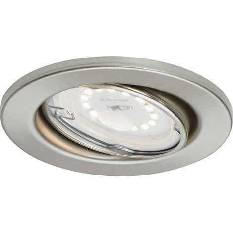LED Einbaul. 3er Set matt Metall, 3xGU10 5W dimmbar