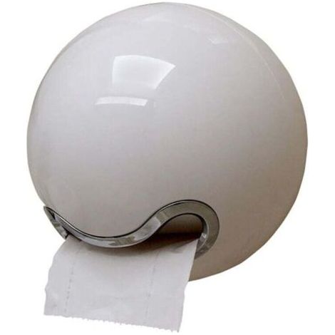 Porte-papier toilette Boîte de papier toilette en plastique Creative Candy Sphérique sans perforation Cadre de serviette étanche Porte-rouleau de papier pour salle de bain, multicolore, 18,5 (D) 18,5 (1/5)