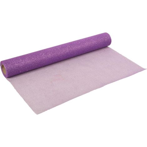 Organza di tulle a rete viola scintillante