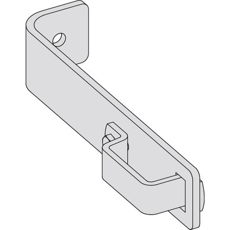 Hymer Standard-Wandhaken, Aluminium, Länge 0,21 m