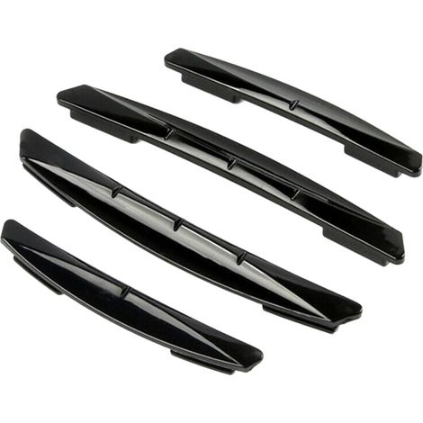 Lot de 4 protections pour bords de portières de voiture – Bandes en caoutchouc anti-rayures et anti-chocs – Installation facile