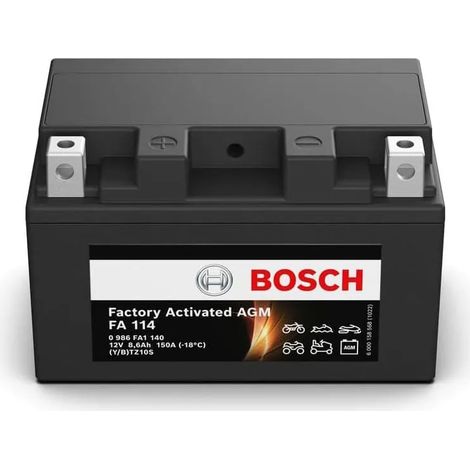 Batería de Moto Bosch FA114-M6011 12V 8,6Ah 150A (1/5)