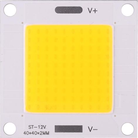 DIY 50W Hochleistungs-LED-Deckenleuchte mit COB-Lampe (5000LM, warmweiß, 3000K), 5-teiliges Set aus Aluminium (4 cm) (1/5)