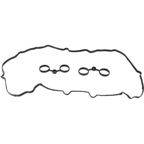 1 schwarzer Gummi-Ventildeckeldichtungssatz, Ventildeckeldichtungsset, Kfz-Teile geeignet für (1/5)