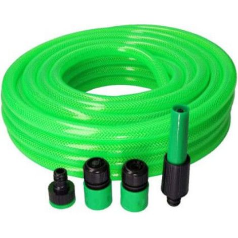 Tuyau d'arrosage - Diamètre 15 mm - 25 m - Anti UV avec accessoires (1/5)