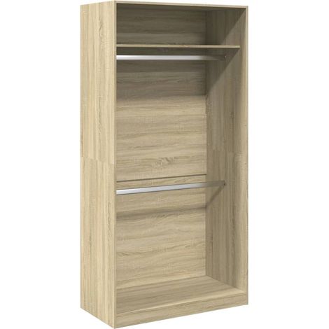 Maison Exclusive - Armadio Rovere Sonoma 100x50x200 cm in Legno Multistrato