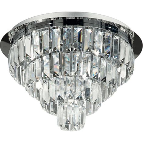 Lampada plafoniera D40cm 9 luci G9 - CASTLE Silver (1/2)