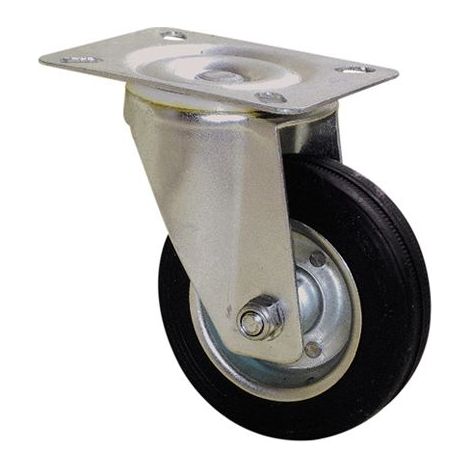 Roulette industrielle Pivotante Guitel Hervieu, Acier galvanisé, Ø 100mm, 100kg ( Prix pour 1 )