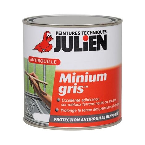 Primario Minium Gris Antióxido Pz 104 0.5 Litros - Julien