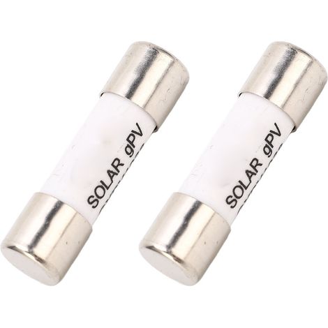 2PCS Fusible Céramique DC 20A 1000V pour Protection des Panneaux Solaires et Contre les Courts-Circuits (1/5)