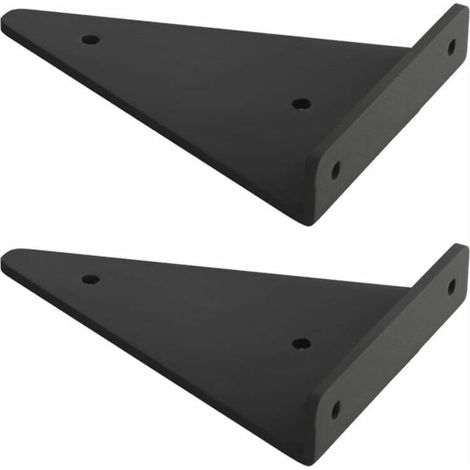 Support mural triangulaire flottant en métal, fixation invisible. - Online Store (1/4)
