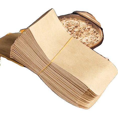 Bolsas de papel kraft, estilo mini sobre, paquete de 100, 1,6 x 10 cm, 100 unidades (1/2)