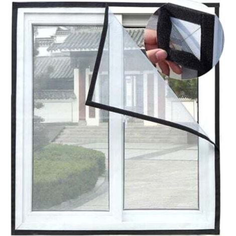 Rete di sicurezza per gatti, zanzariera autoadesiva, regolabile, trasparente, 130 x 150 cm (1/3)