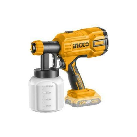 Aerografo nebulizzatore a batteria litio regolabile professionale 20V nudo INGCO (batteria NON inclusa) (1/4)