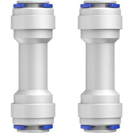 Lot de 2 clapets anti-retour à connexion rapide 3/8" (9,5 mm) - Raccords en plastique à connexion rapide - Installation facile (1/4)