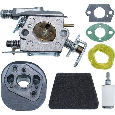 Carburateur compatible avec la motobineuse Partner 350 351, équipée d'un boîtier de filtre à air et d'un moteur diesel à haut rendement. (1/5)