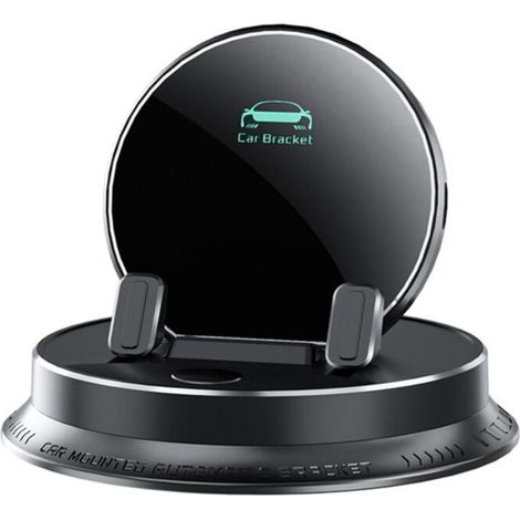 Soporte Universal de Teléfono para Salpicadero de Coche, Rotación 360°, de Silicona, Uso con Una Mano, para Automóvil (1/4)