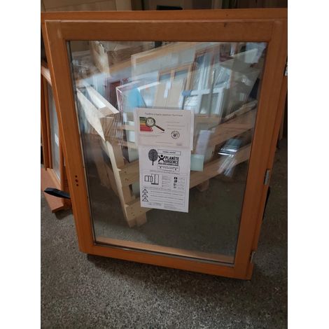 [jamais Utilise] Fenêtre Bois H105 X L80 Cm Côtes Tableau Tirant Droit Second Choix (n°gd15) Gd Menuiseries