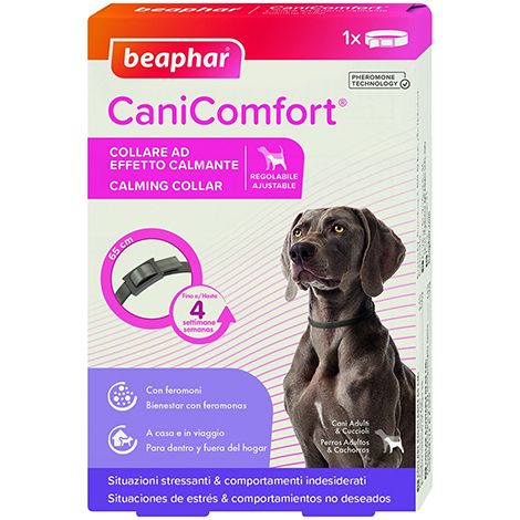 Beaphar Canicomfort -Kragen Anti -S -Kragen fÐ©r Hunde, 65 cm