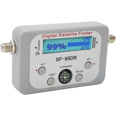 Détecteur de signal satellite numérique avec boussole (1/5)