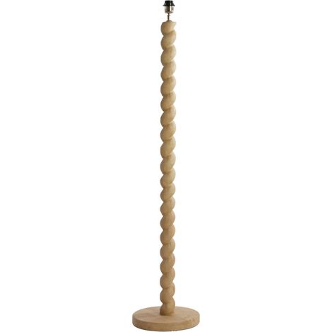 Light & Living - lampada da terra - Nanno - naturale - legno -