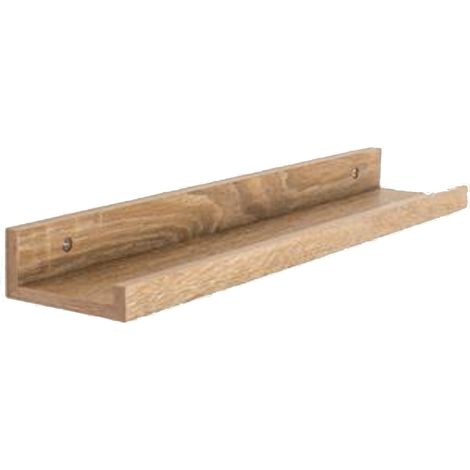 Dura Display Shelf - Melamine Chipboard - 46 x 480 x 100 mm - Oak Effect
