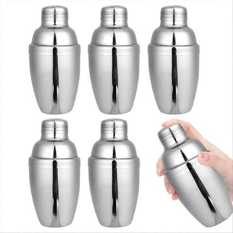 Lot de 6 mini shakers à cocktails, shakers à boissons pour cocktails (1/5)