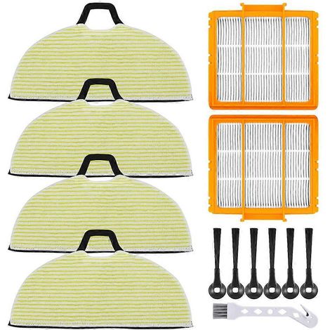 Ersatzteile für Shark RV2610WA, AV2610WA, RV2620WA, RV2610WD, RV2410WD und RV2620WD Wischmopps: Filter- und Bürstenset (1/5)