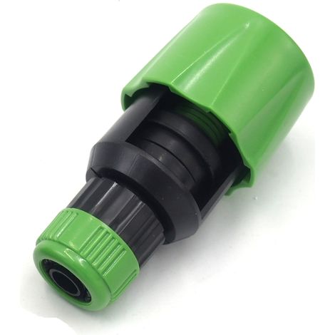 2 Stück Garten Küche Bewässerung Schlauch Rohrverbinder Adapter Werkzeug, ABS-Kunststoff, Grün