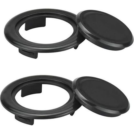 Lot de 2 anneaux de protection en plastique pour parasol de table, 42 mm, anti-casse, anti-usure, résistant au soleil, anneau de table pour parasol d'extérieur (1/4)
