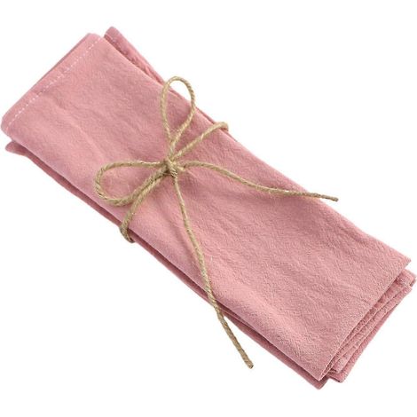 Serviettes de table lavables style ferme pour mariage et baby shower