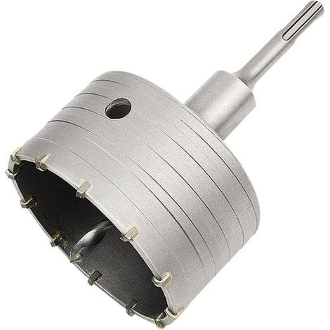 Betonlochsäge mit 110-mm-SDS-Plus-Adapter, für Ziegel, Beton, Zement, Stein (100 mm + 110-mm-SDS-Plus-Adapter)