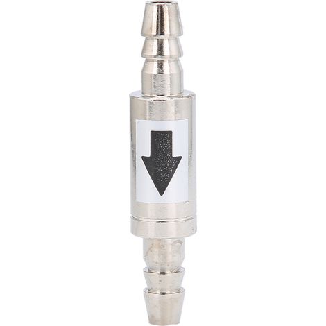 Clapet Anti-Retour CO2 - Acier Inoxydable - Pour Systèmes d'Apport de CO2 en Aquarium - 4 cm - Lot de 1 (1/5)